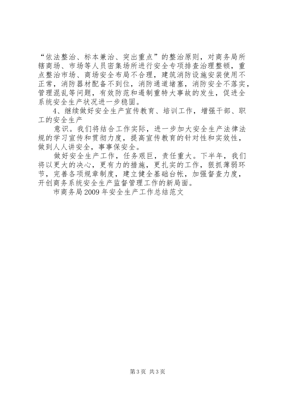 商务局XX年招商工作总结及XX年工作计划 _第3页