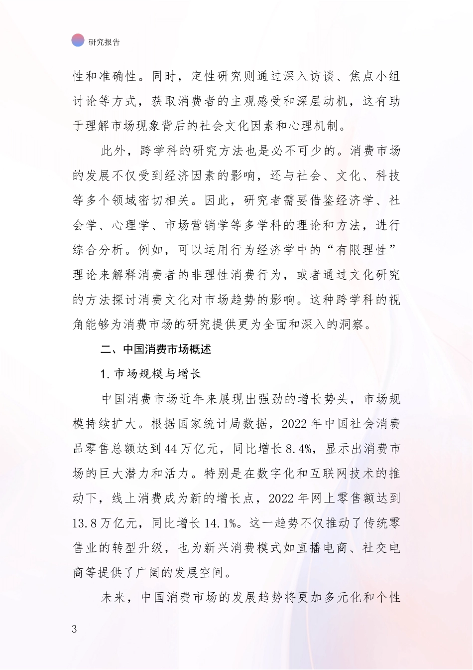 2024年-2025年消费市场市场未来趋势分析投资可行性研究报告_第3页