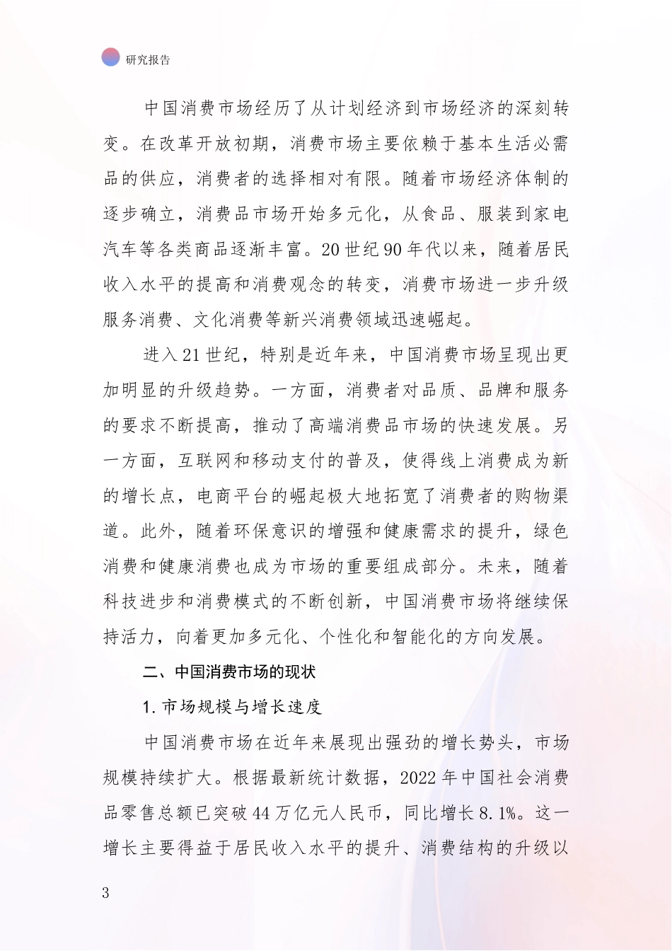 2024年-2025年消费市场现状及未来发展趋势分析研究报告_第3页