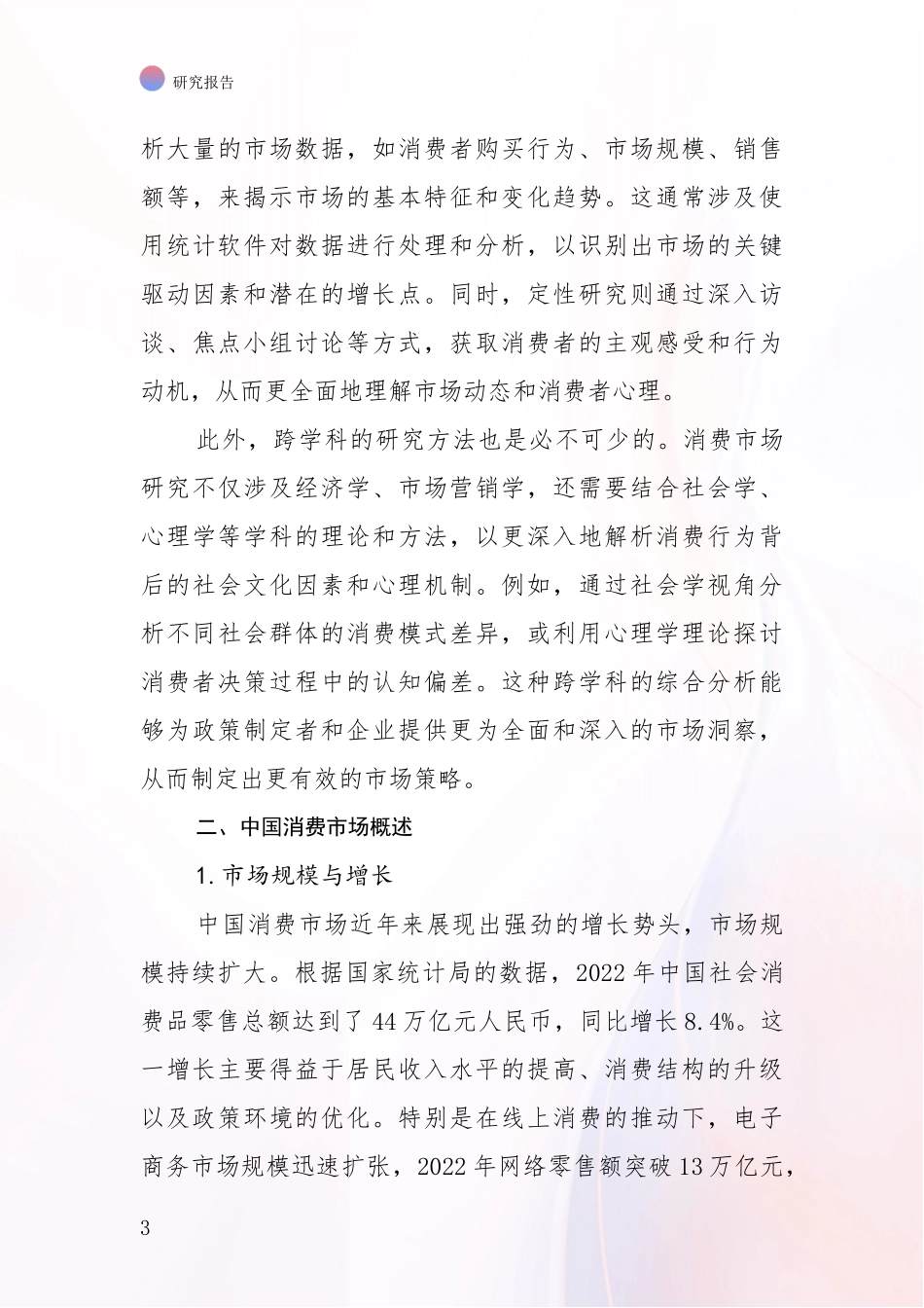 2024年-2025年消费市场行业趋势研究分析深度研究报告_第3页