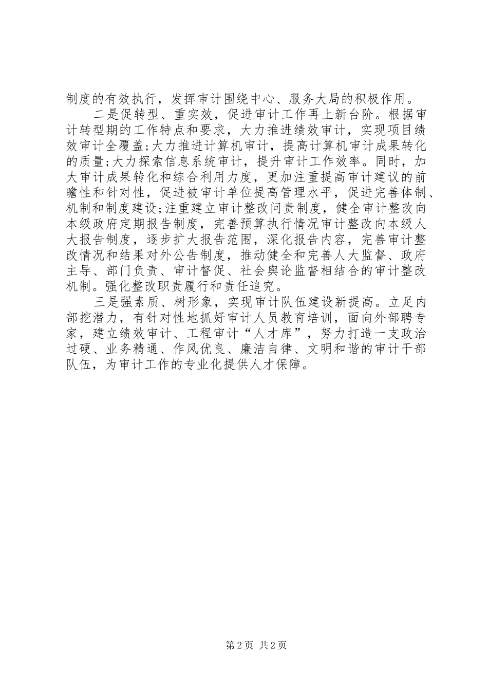 XX年度审计工作计划 _第2页