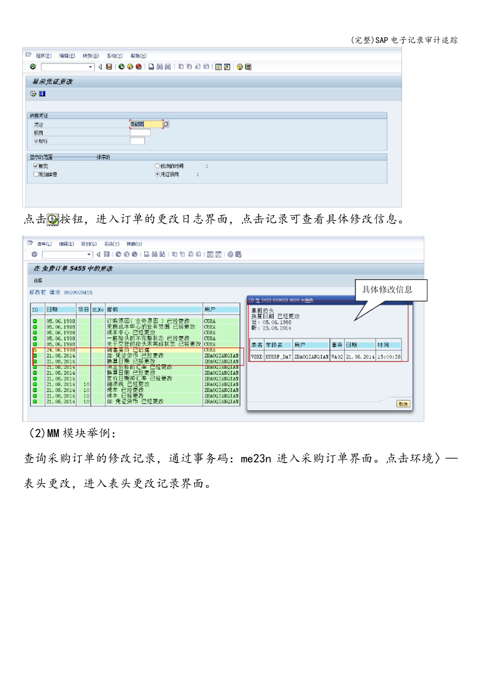 (完整)SAP电子记录审计追踪_第2页