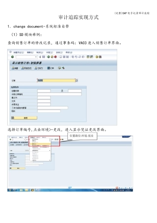 (完整)SAP电子记录审计追踪