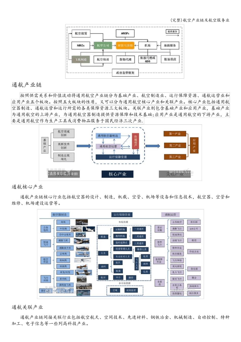 (完整)航空产业链及航空服务业_第2页