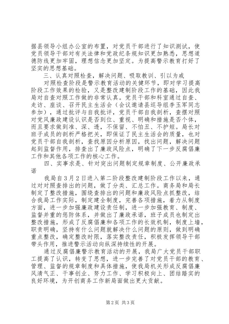 最新反腐活动总结模板_第2页