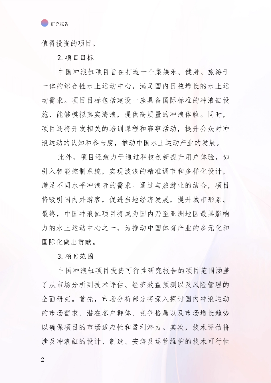 2024年-2025年中国冲浪缸项目现状及未来发展趋势预测分析深度研究报告_第2页