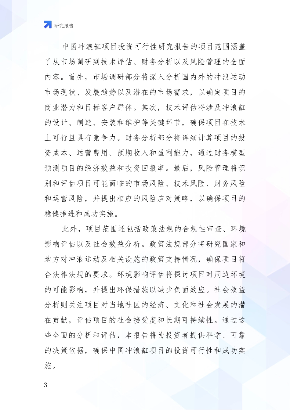 2024年-2025年中国冲浪缸项目行业未来发展前景及展望投资可行性研究报告_第3页