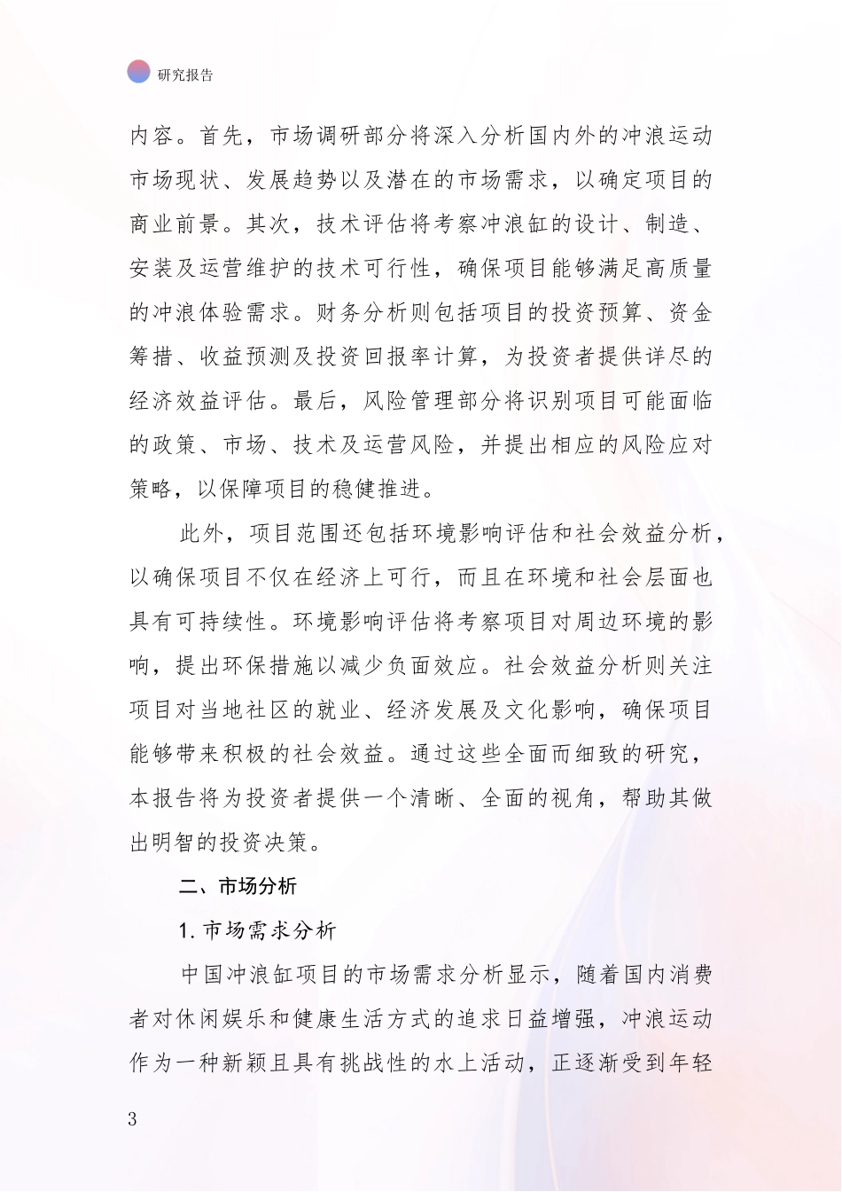 2024年-2025年中国冲浪缸项目总体情况分析投资可行性研究报告_第3页