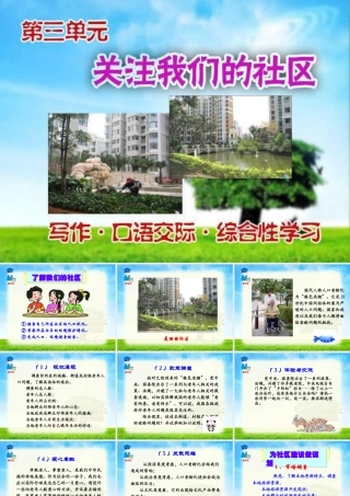 关注我们的社区PPT课件2