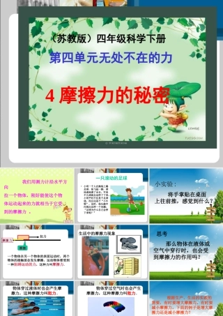 摩擦力的秘密PPT[1]