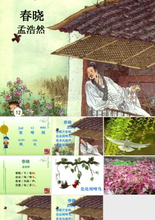 古诗《春晓》PPT课件