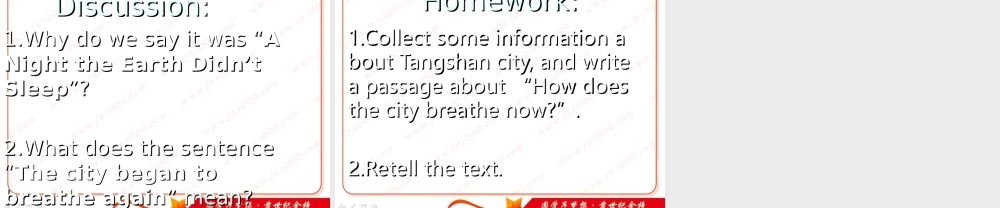 英语：Unit4《Earthquakes》WarmingUpandReading课件（新人教版必修1）