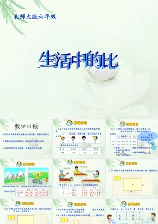 《生活中的比》课件