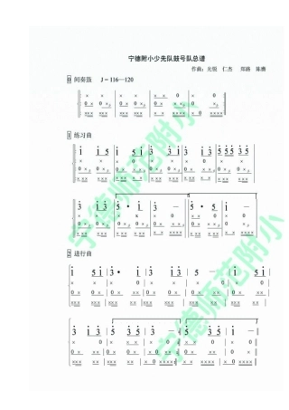 鼓号队训练材料及曲谱[1]