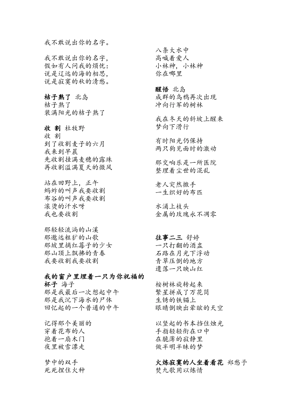近代诗歌30首_第3页