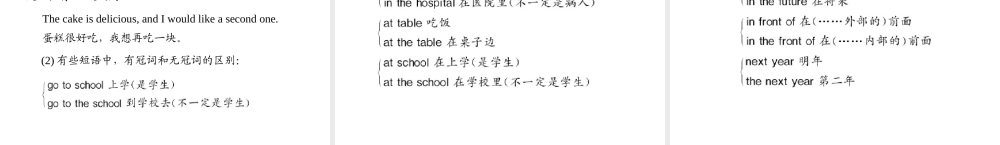 【语法强练专讲】2015届中考语法知识名师手册：+第2讲　冠词（共34张PPT）