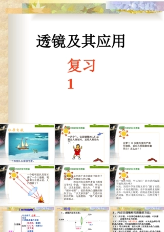 透镜及其应用复习叶