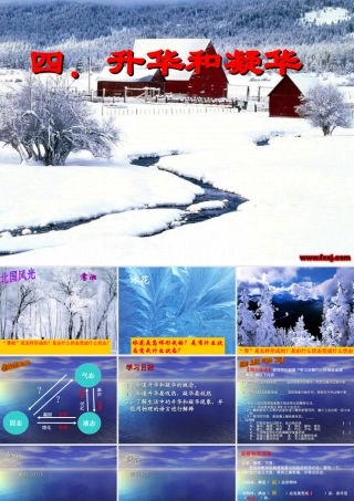 物理：升华和凝华课件(人教版八年级上)(1)