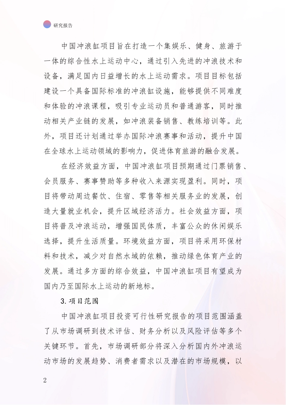 2024年冲浪缸项目市场发展环境调研调研报告_第2页