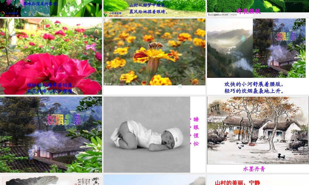 山村的早晨焦建亚