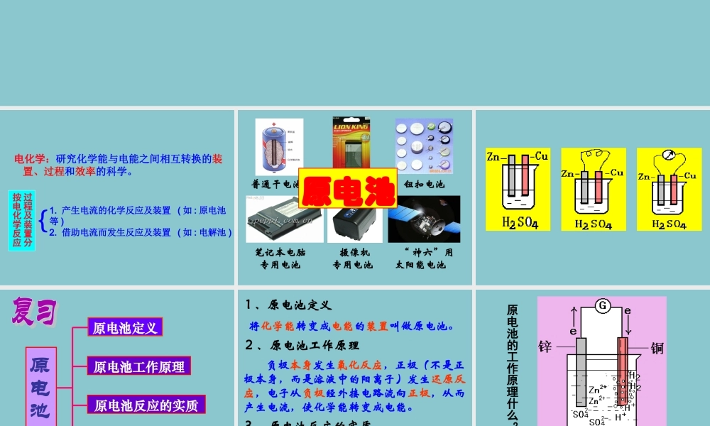 【化学】《原电池》（人教版选修4）