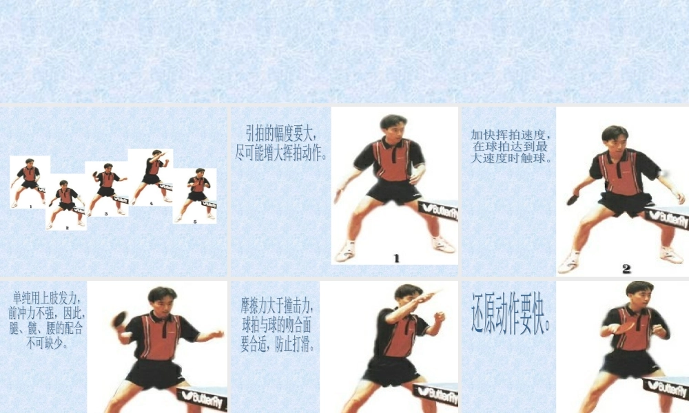 小学资料《乒乓球正手弧圈球》