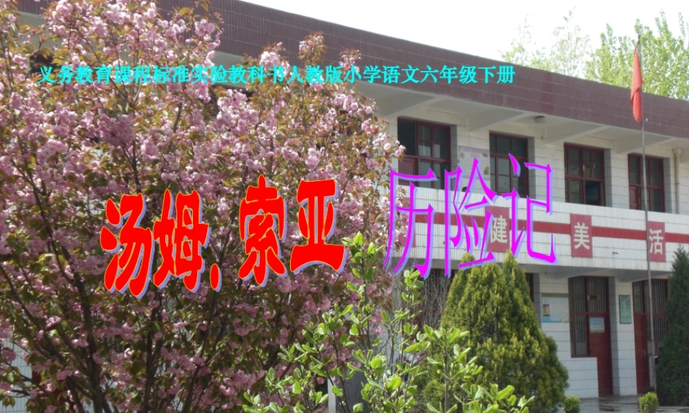 《汤姆。索亚历险记》课件