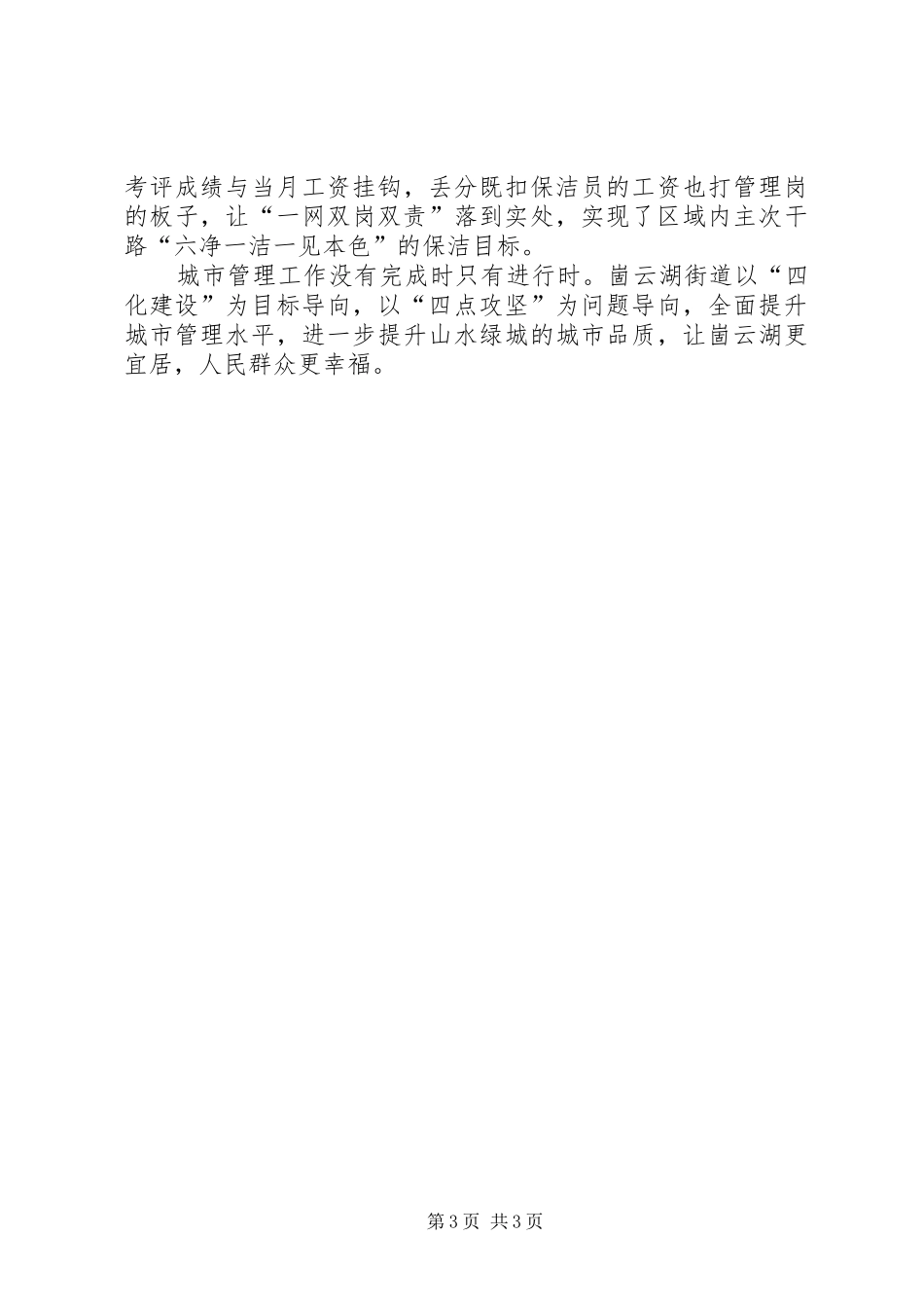 XX年城市管理工作总结_第3页