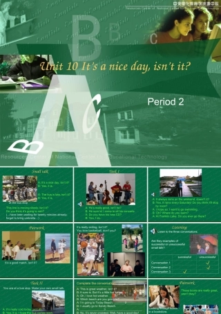 八年级英语课件：Unit10It’saniceday,isn’tit