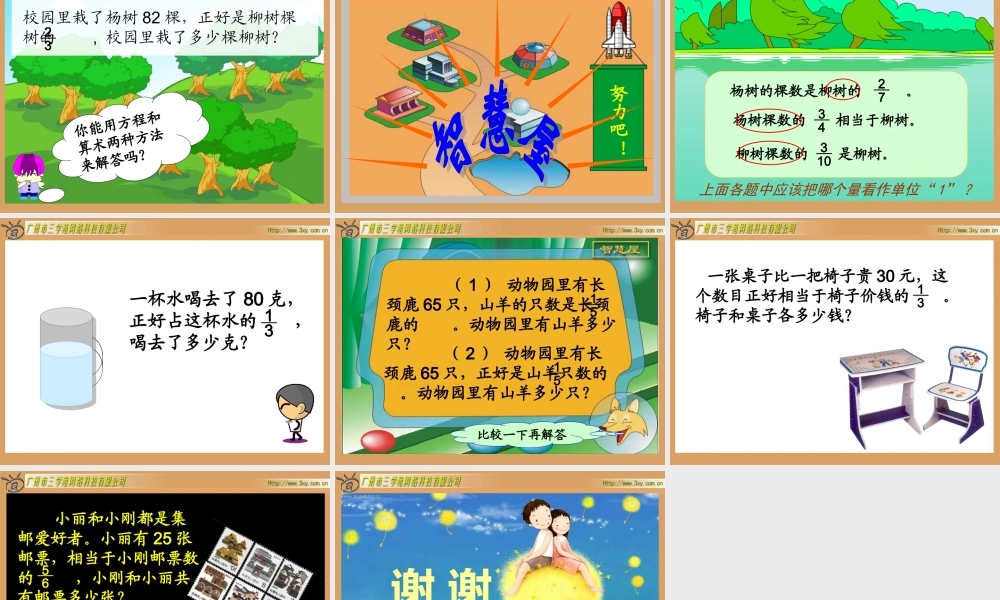 分数方程《解决问题一》PPT课件