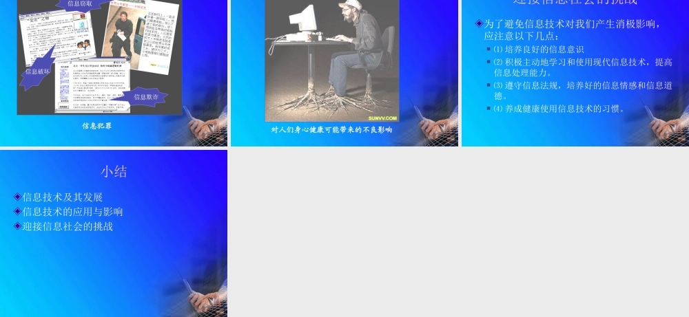 信息技术及其影响 