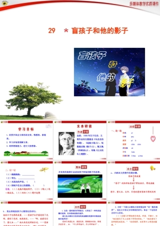 ﹡盲孩子和他的影子