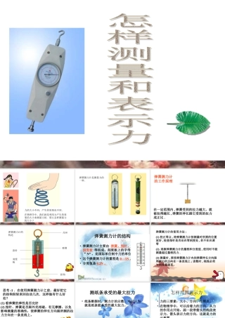 怎样测量和表示力