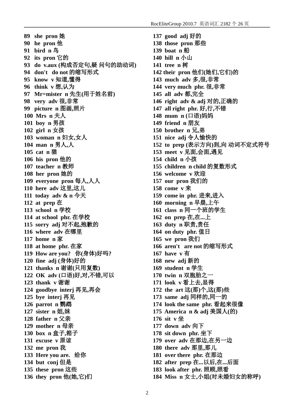 初中英语单词表(For_Junior)2182个_第2页