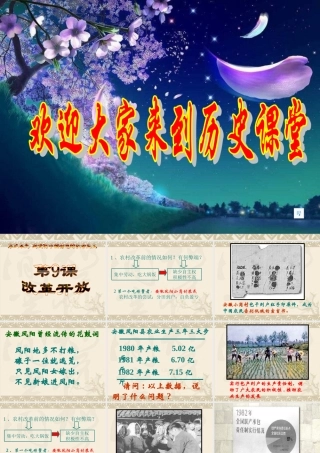 人教版历史八下《改革开放》课件