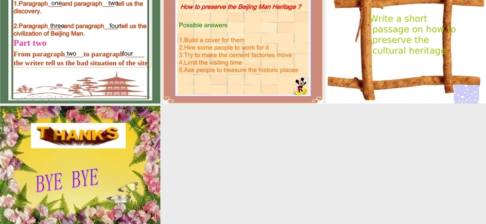 Module 6 The World s Cultural Heritage-introductionppt 新课标外研英语选修七全部课件二