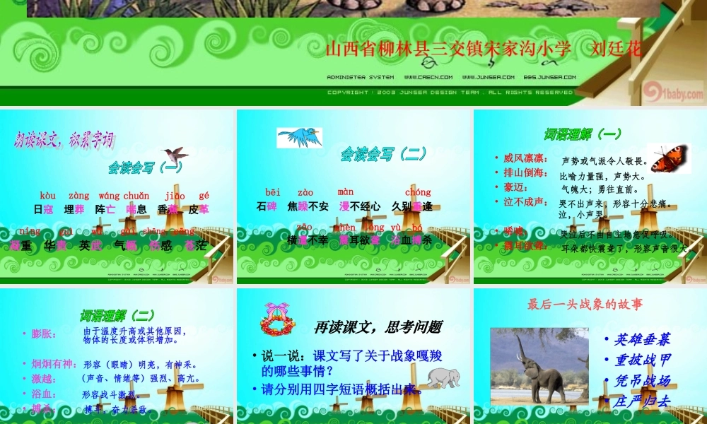 《最后一头像》课件