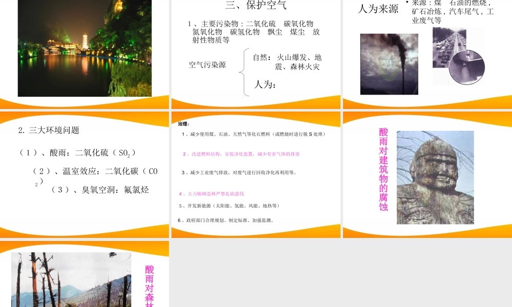 九年级化学 课题1 空气课件 人教新课标版 课件