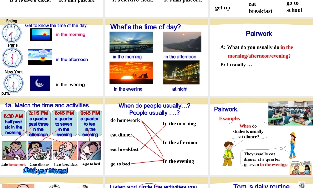 七年级下英语Unit2SectionB