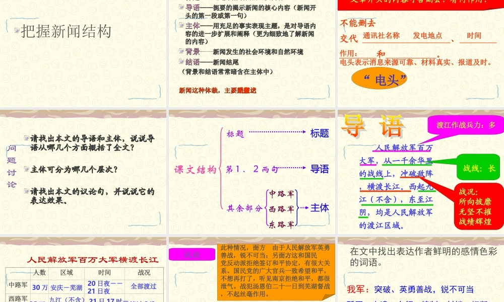 《新闻两则》优秀课件