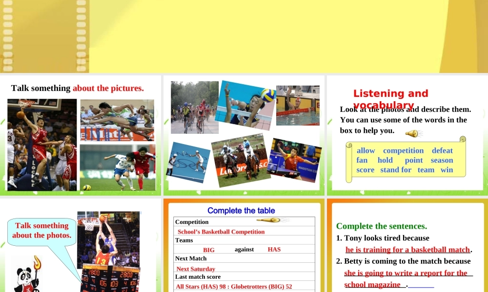 外研版module3Unit1