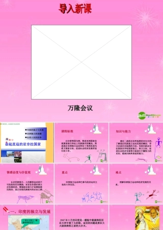 九年级历史下册 第12课亚非拉的奋起课件 新人教版 课件