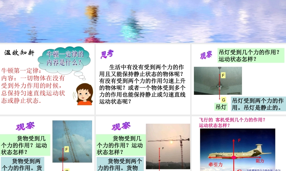 最新人教版八年级物理下册第八章第二节二力平衡课件 (2)