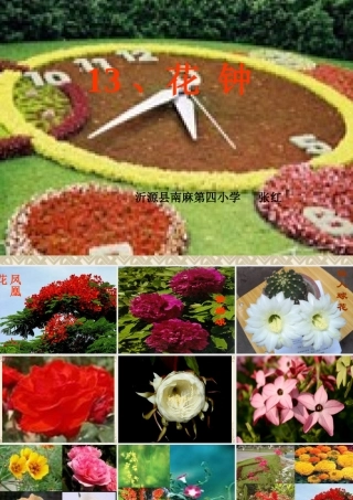 《花钟》课件(2)