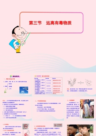九年级化学全册 第四单元 化学与健康 第三节 远离有毒物质课件 鲁教版五四制 课件