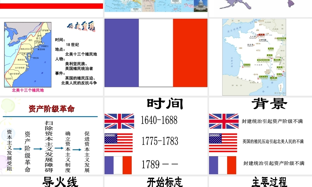 学案四十五欧美资产阶级革命个明治维新