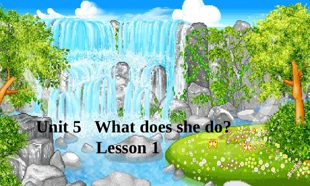 人教版PEP英语六年级上册第五单元第一课时课件