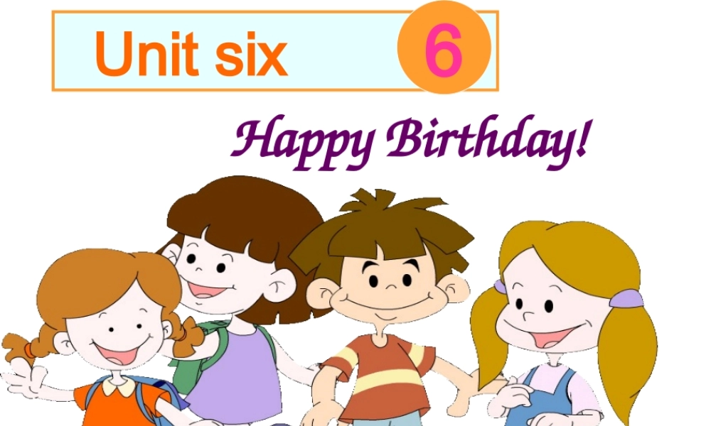 小学三年级英语Unit_6_happybirthday_A_Let's_learn课件