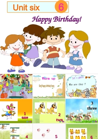 小学三年级英语Unit_6_happybirthday_A_Let's_learn课件
