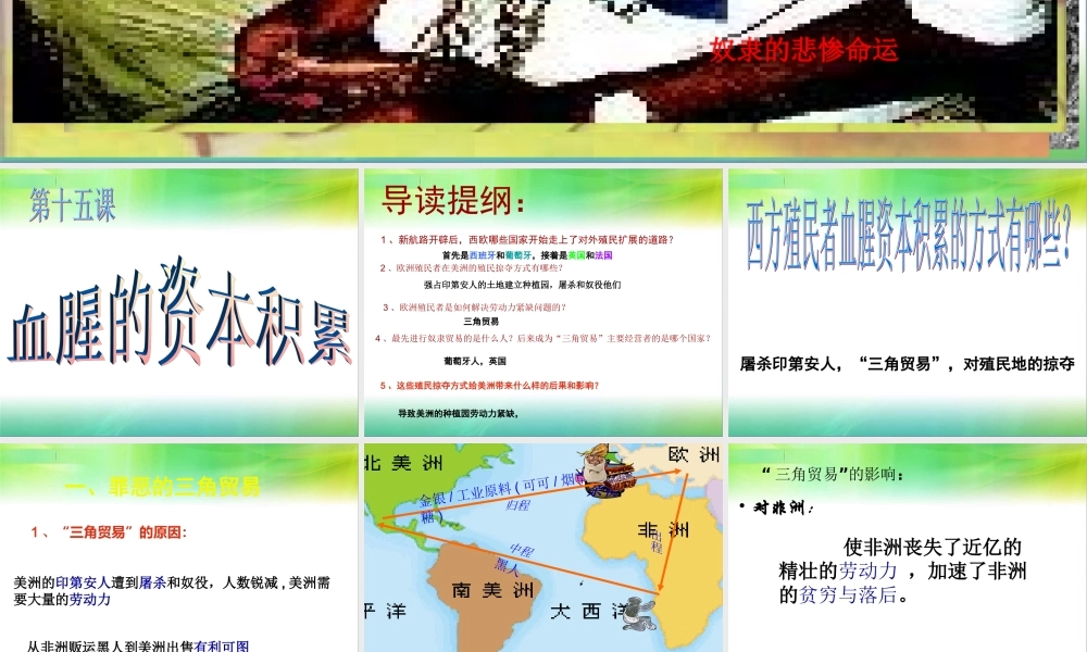 血腥的资本积累